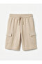 Nevavm Boys' Cargo Shorts with Elastic Waist