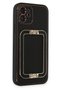 Ilkeshop New iPhone 12 Case Coco Elit Cover (142634) - Black - 2
