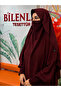 Medina Silk Shaded Souffle Set Burgundy Standard Size - 4