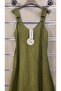 Italian Strappy Linen Dress - 2