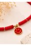 Archhazel Jewelry Red Smiley Fimo Necklace – Colorful Summer Choker Women's Necklace - 3