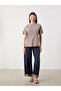 Crew Neck Stoned Women's Blouse - 2