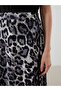 Patterned Women's Skirt with Elastic Waist - 3
