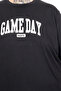 Mode XL Large Size Men's Gameday Crew Neck T-Shirt U26102 Black - 5