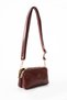 Sanmorris Women's Faux Leather 3-Compartment Metal Zipper Crossbody Small Shoulder Bag - 4