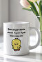 Cute Chick 330ml Printed White Ceramic Mug Cup - 3