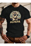 Men's Alpaca Glasses Pattern T-shirt