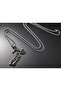 Stainless Steel Skull Detailed Chopper Biker Motorcycle Pendant - 6