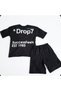 Nazar Boy's Printed Shorts Set - Success Themed Cotton Combination - 3