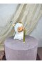 Handmade Female Lamb Figurine Cake Decoration / Birthday Ornament / Cake Decor - 1 Piece - 4