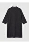 Alita City Lcw Everyday Anthracite Knitwear Plain Long Women's Cardigan with a Difference - 6