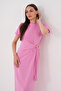Yandan Buckle Crystal Dress - 8