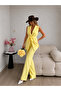 Double-Breasted Belted Vest Trousers Blazer Suit - 2