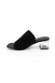 Knitwear Ultra Soft Anatomical Sole Transparent Heel Elegant Women's Slippers - 4