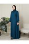 Modest Wear Mother Dress Prayer Dress Viscose Floral Full Length Dress V Robe Fish Dress Plus Size - 2