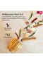 Premium Bamboo Pestle & Mortar Set for Herbs, Spices, Ginger, Garlic Grinding and Crushing - 4