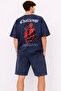 Anthracite Washed Oversize Set 100% Cotton Soft Fabric Stylish and Comfortable