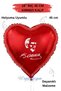 18 Inch Foil Balloon |   Ataturk Printed |   Ataturk's Signature |   Helium Compatible