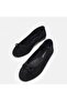 Large size women's genuine suede leather flats 41-42-43-44-black suede - 4