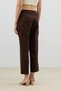Coffee Classic Straight Cut Women's Trousers - 5