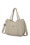 Mink Large Size Shopper Design Lightweight Fabric Women's Shoulder Bag - 2