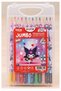 12 Jumbo Dry Crayons Plastic Box 1 Pack Fatih Kuromi Figured Thick 12 Color Crayons with Kuromi Figures Full Box