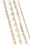 Fashionnova Gold Color Bracelet Set, 4 Bracelets - 2