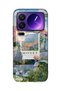 Xiaomi 17 Pro Max Compatible Monet Collage Patterned Transparent Phone Case