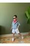 Men's Denim Shorts Set