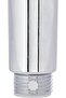 Chrome Shattaf Set- GSW61106 | Soft Spray, Non-Stop Water Jet | High-Quality ABS Material And Chrome | Silver - 4