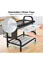 2-Tier Compact Rust-Proof Kitchen Dish Drying Rack with Drainboard Set - 3