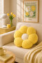 Cute Daisy Shaped Soft Pillow - Aesthetic Flower Shaped Decorative Pillow