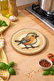 Cute Bird Mushroom Trivet Pot Pan Coaster 19cm Diameter 1cm Thickness