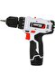 12V Cordless Percussion Drill - Hammer Function, Screwdriver with 13 Pcs Drill, 15+1 Torque Setting | No Speed Load 0-550RPM | 1 Year - 2