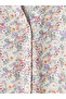 Lcw Studio Mixed V-Neck Belted Waist Floral Dress - 7