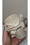Bella Fiyonk Modern Makeup Organizer – 12 cm Aesthetic Brush Holder Beige - 5