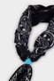Women's Patterned 3D Cotton Shawl H3015Ax26Sm - 4