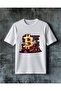 Para Karakter Printed Oversize T-Shirt