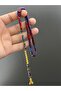 Wrist length cut opal simile rosary rhodium special tassel design special series - 2