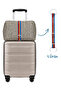 Luggage Top Bag Fixing Belt and Bag Hanging Strap Set Rainbow Color - 4