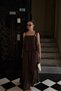 Flawered Sleeved Blouse and Skirt Set - 4