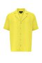 Apaş Collar Oversize Short Sleeve Men's Shirt