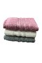 Set of 6 100% Cotton Boucle Hand and Face Towels - 50X90 cm - 6 Different Colors Mixed Pack