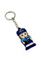 Female Police Officer Figure - Plastic Keychain - 2