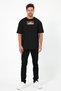 Unisex Oversize Embroidered Chainsaw Man Kobeni Anime Design 100% Cotton T-Shirt - 3