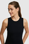 Women's Black Crew Neck Basic T-Shirt 50321799-Vr046 - 2