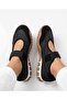 Women's Colorful Sole Velcro Orthopedic Sneaker Walking Shoes - 2