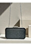 Black Anti-Scratch Matte Leather Women's Evening Dress Bag Wedding Engagement Graduation - 7