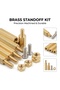 China Mainland 176pcs M3 Motherboard Standoffs And Screws Kit Hex Male-Female Brass Spacer Standoffs - 4