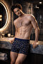 6-Pack Cactus Patterned Boxers - Comfortable Cut, Non-Marking Elastic Waistband - 6